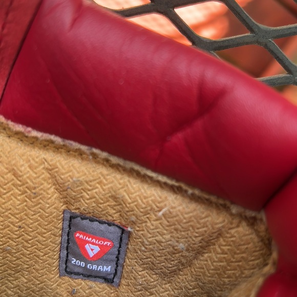 Classic Timberland Boots Red Size 6 Great Condition - Picture 6 of 7